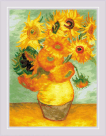 Borduurpakket Sunflowers after V. Van Gogh's Painting - RIOLIS  ri-2032