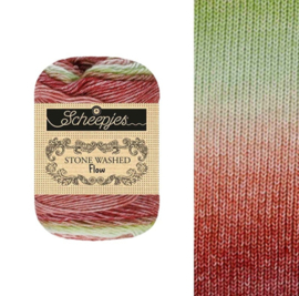 Stone washed flow Beige Rood 17 / Yuletide