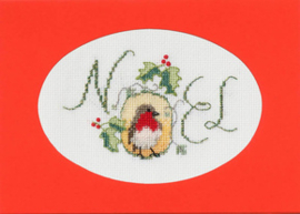Borduurpakket Christmas Card - Noel Robin - Bothy Threads     bt-dwcdx53