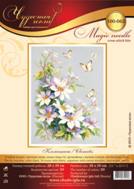 Borduurpakket Clematis - Chudo Igla    ci-100-062