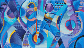 Diamond Squares Blue Moods - Needleart   nw-dq10-019