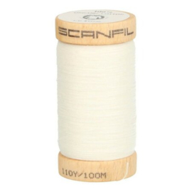Scanfil naaigaren / 100% bio cotton wit