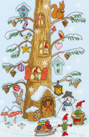 Borduurpakket Christmas - Santa's Little Helpers - Bothy Threads    bt-xx15