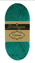 Scheepjes Catona 50 gram /  094 Vintage Teal - Donker Blauw Groen