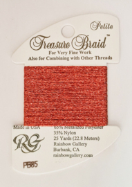 Petite Treasure Braid - Living Coral - Rainbow Gallery   rg-pb85