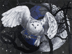 Diamond Painting Flying Owl - Freyja Crystal    fc-alvr-026-019