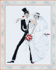 Borduurpakket Wedding Tango - RIOLIS    ri-1179