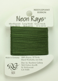 Neon Rays Olive - Rainbow Gallery    rg-n084