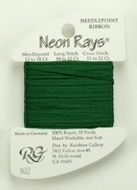 Neon Rays Spruce Green - Rainbow Gallery      rg-n032