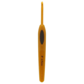 Clover Softgrip Touch haaknaald aluminium 3.75mm / CL 1006