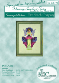 Materiaalpakket February Amethyst Fairy - The Stitch Company    tsc-mds192