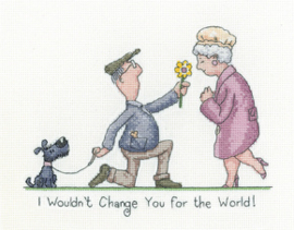 Borduurpakket I Wouldn't Change You - Heritage Crafts   hc-1604a