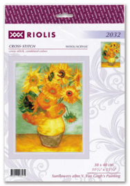Borduurpakket Sunflowers after V. Van Gogh's Painting - RIOLIS  ri-2032