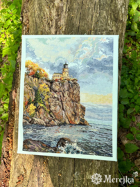 Borduurpakket Split Rock Lighthouse - Merejka    mer-k231
