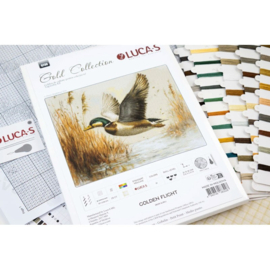 Petit Point borduurpakket Golden Flight - Luca-S     ls-g730