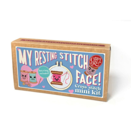 Borduurpakket Matchbox - My Resting Stitch Face! - ckc-mb-209