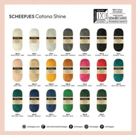 Scheepjes Catona Shine Zilver Grijs 172-S / Light Silver - Silver