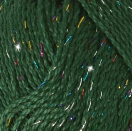 Scheepjes Catona Shine Regenboog Groen 525-R / Fir - Rainbow