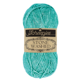 Stone washed / Blauw 815 / Green Agate