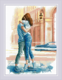 Borduurpakket Love Story - Passion - RIOLIS   ri-2155