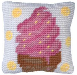 Kussen borduurpakket Icecream Dream - Needleart World  nw-lh03-008