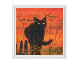 Borduurpakket Sunset Cat - RTO      rto-m01024