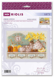 Borduurpakket Tea Time - RIOLIS    ri-1873