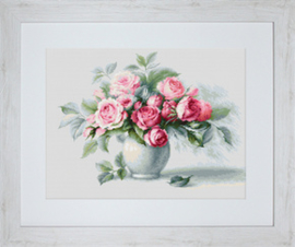 Borduurpakket Etude with Roses - Luca-S    ls-b2280