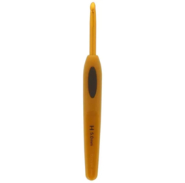 Clover Softgrip Touch haaknaald aluminium 5.00mm / CL 1008