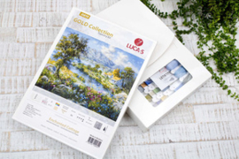 Petit Point borduurpakket Enchanted Cottage - Luca-S   ls-g615