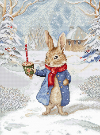 Borduurpakket Christmas Caroling - Leti Stitch    leti-l9918