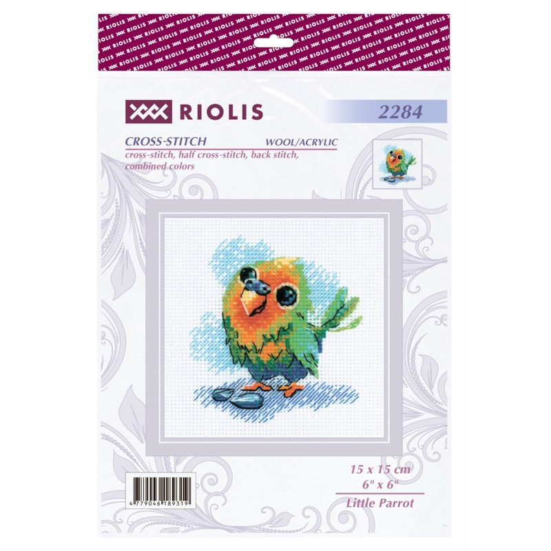 Borduurpakket Little Parrot - RIOLIS     ri-2284