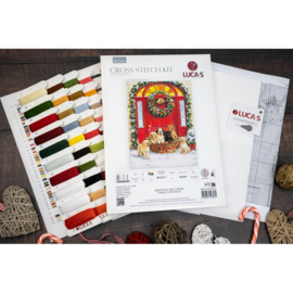 Borduurpakket Santa's Delivery - Luca-S     ls-bu5102