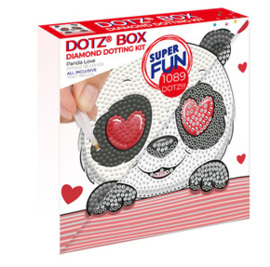 Diamond Dotz Dotz Box - Panda Love - Needleart World    nw-dbx-064