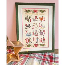 Borduurpakket Love Lucy Illustrations - Five Gold Rings - Bothy Threads      bt-xlu02