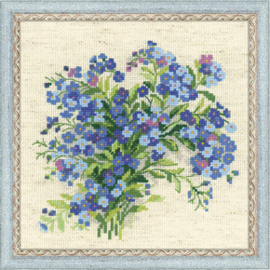 Borduurpakket Forget Me Nots - RIOLIS    ri-1496