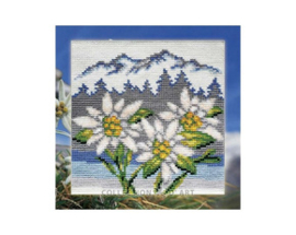 Kussen borduurpakket Edelweiss - Collection d'Art   cda-5440