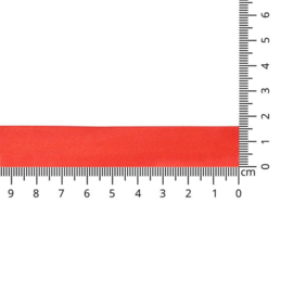 Biasband satijn rood 725