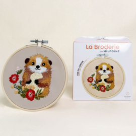 Vrij borduren pakket Garden Friend - Milpoint     mil-e1-017k