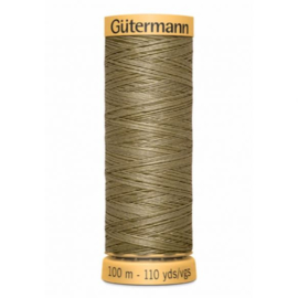 Natuurzuivere katoen 100 meter C Ne 50 / taupe bruin 1015