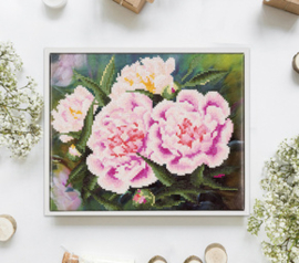 Simply Dotz Romantic Pink Peonies - Needleart World    nw-sd05-402