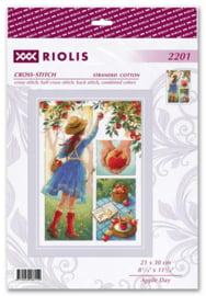 Borduurpakket Apple Day - RIOLIS      ri-2201
