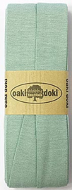 Oaki Doki Tricot de Luxe  / Jersey Biaisband / Dusty Mint 023