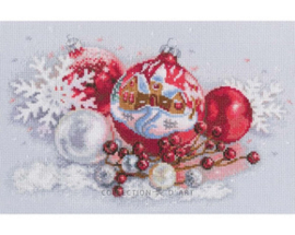 Borduurpakket Christmas Balls - RTO  rto-m00921