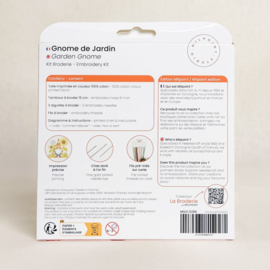 Vrij borduren pakket Garden Gnome - Milpoint      mil-e1-026k