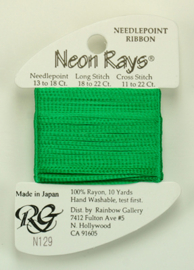 Neon Rays Lite Christmas Green - Rainbow Gallery    rg-n129
