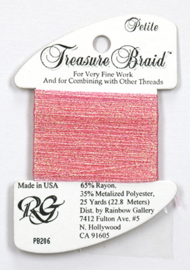 Petite Treasure Braid Parelroze - Rainbow Gallery     rg-pb206