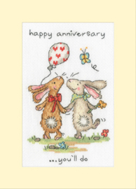 Borduurpakket Cockadoodle - You'll Do - Bothy Threads   bt-xgc52