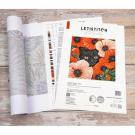 Borduurpakket Poppy Eyes - Leti Stitch      leti-l9949
