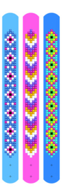 Diamond Dotz Dotzies 3 Bracelets Multi Pack - Daisies - Needleart World    nw-dtz11-010